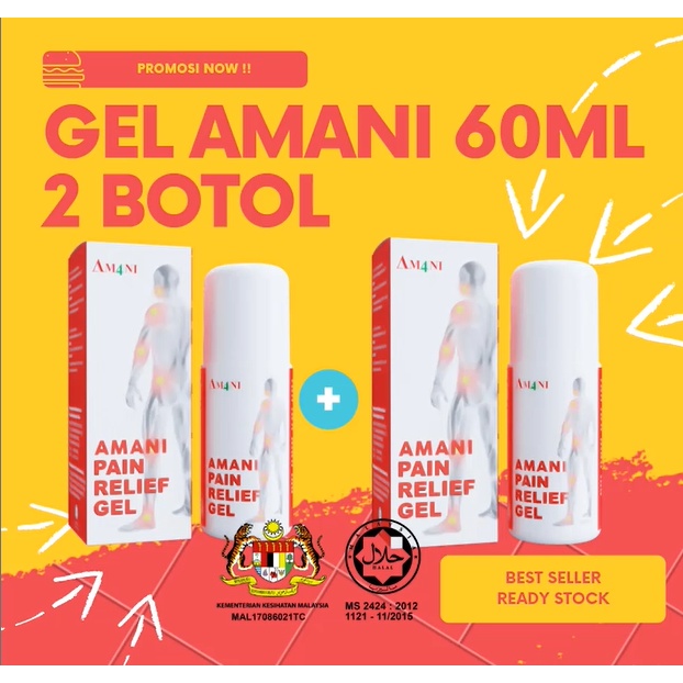 🔥 Jimat 🔥 Combo 60ml Gel Amani 2botol Original Lutut Dan Sendi Shopee Malaysia 7808