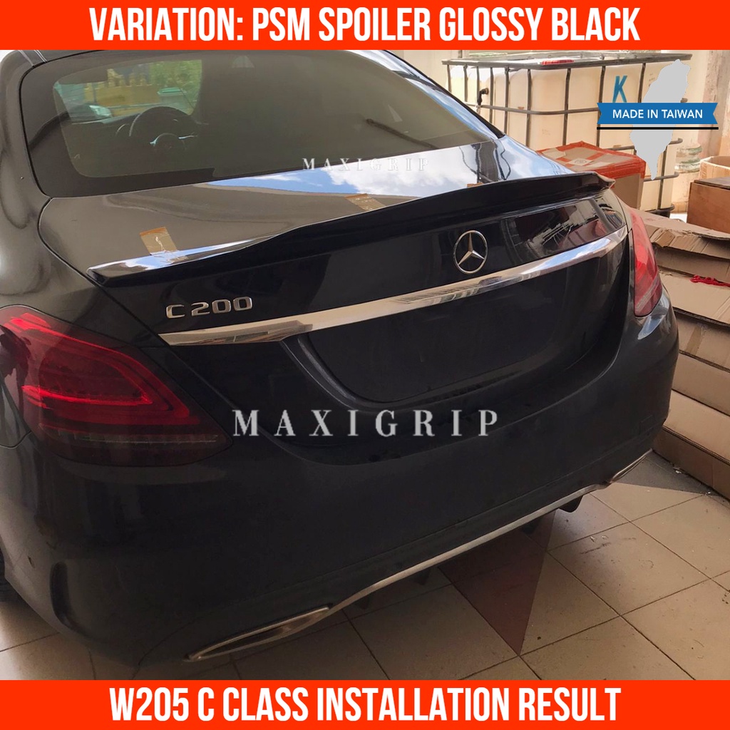 Mercedes benz W205 C205 coupe C class rear spoiler roof spoiler trunk ...