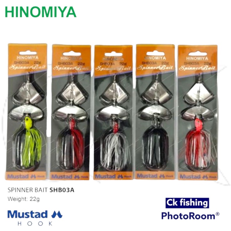 HINOMIYA Spinner Bait Model SHB03A / Size 22g 13cm Double Propeller