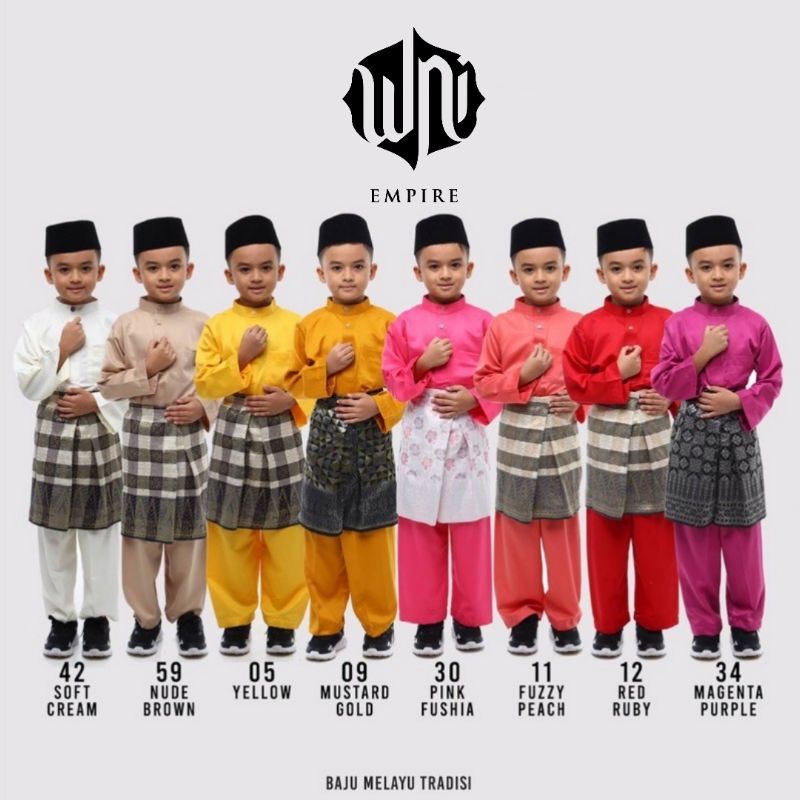 BAJU MELAYU BABY, KANAK KANAK & REMAJA (10BLN-14THN) | Shopee Malaysia