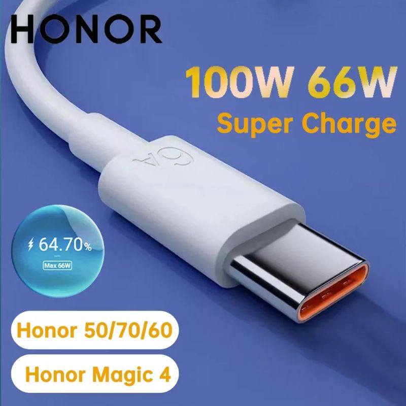 Hono 6A Type-C USB Cable Support Max 100W SuperCharge Fast Charging