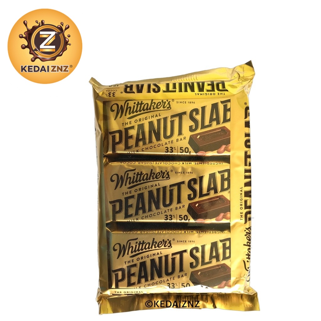 Chocolate Whittaker's The Original Peanut Slab Milk Chocolate Bar 150g ...