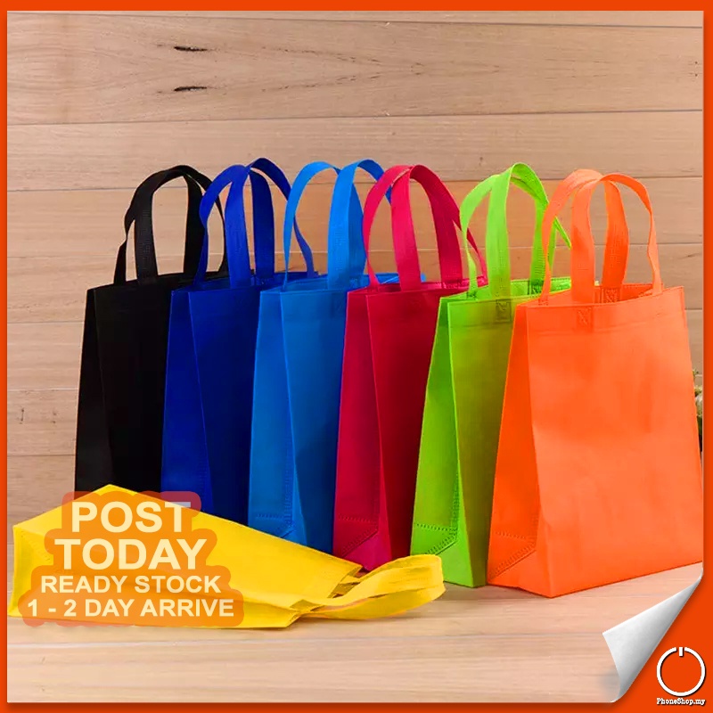 𝐄𝐍𝐕𝐈𝐑𝐎𝐍𝐌𝐄𝐍𝐓𝐀𝐋 𝐅𝐑𝐈𝐄𝐍𝐃𝐋𝐘 A4 Size Plain Non Woven Bag Beg Go Green ...