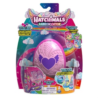 Hatchimals CollEGGtibles, Playdate Pack with Egg Playset, 4 Characters –