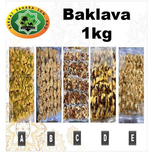 BERKAT SAHARA BAKLAVA | 1KG | Shopee Malaysia