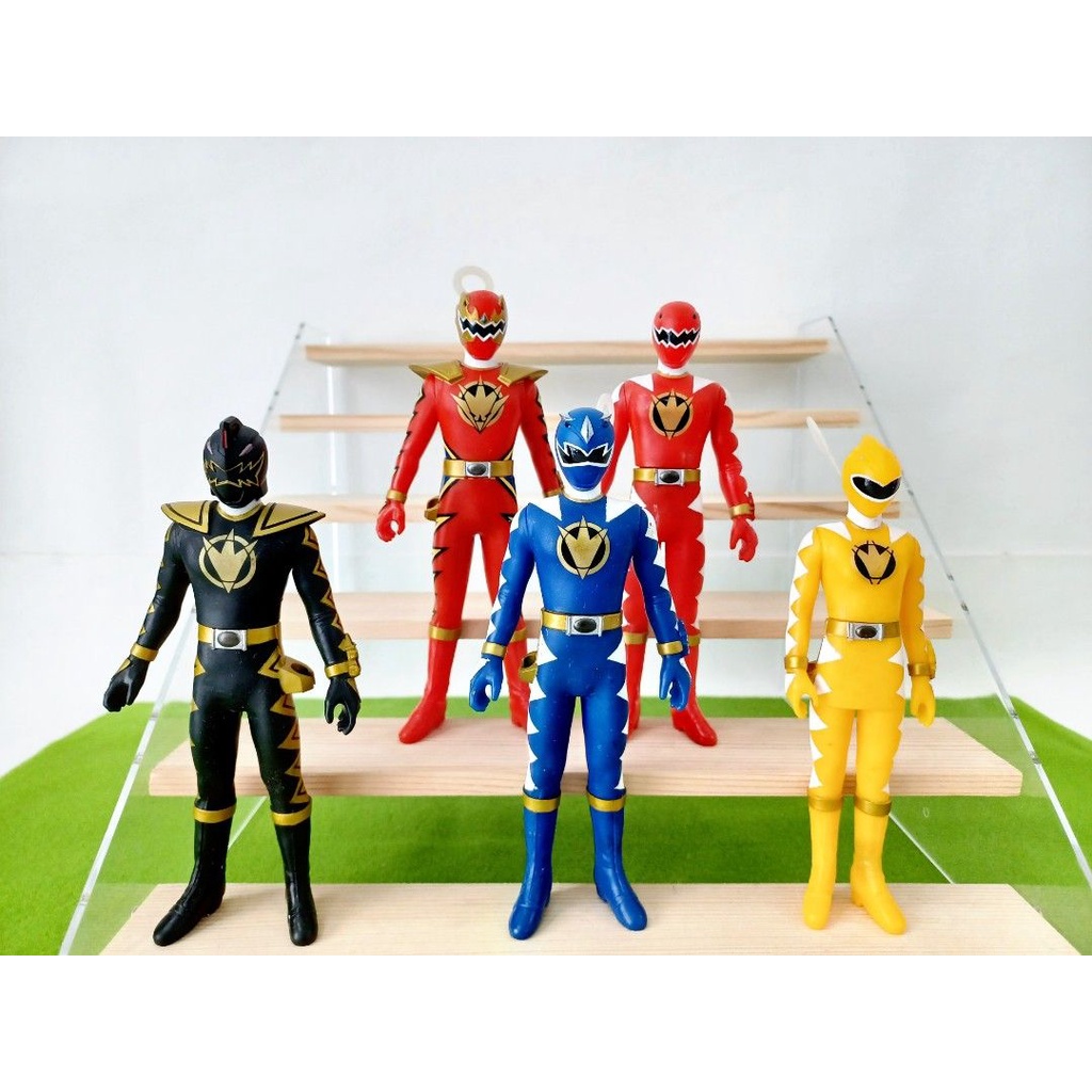 Super Sentai Power Rangers Bakuryu Sentai Abaranger 6.5 inch Bandai ...