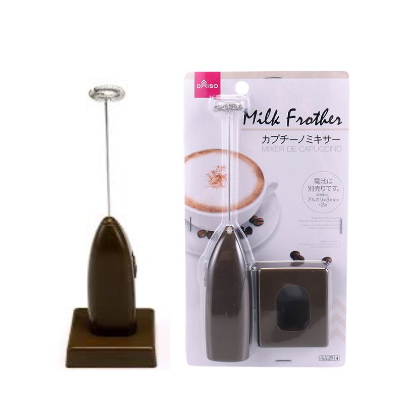 DAISO Milk Frother DAISO Japan / Electric Milk Frother Handheld / Mixer