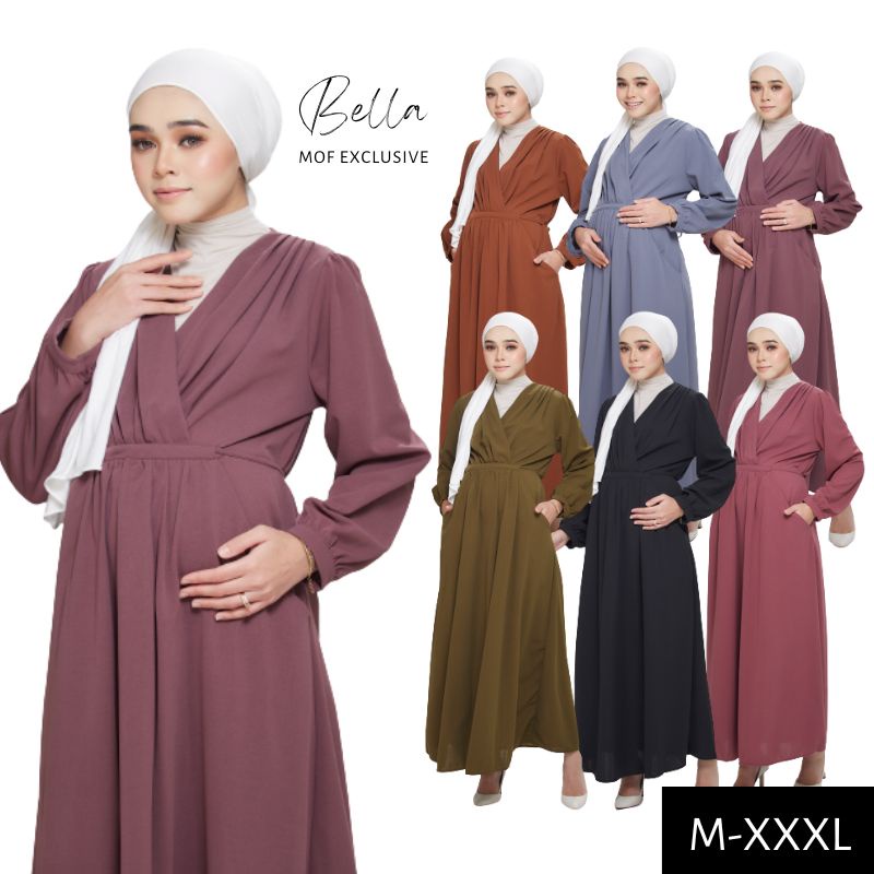 MOF Exclusive Maternity Long Maxi Pregnant Dress | Nursing Friendly ...