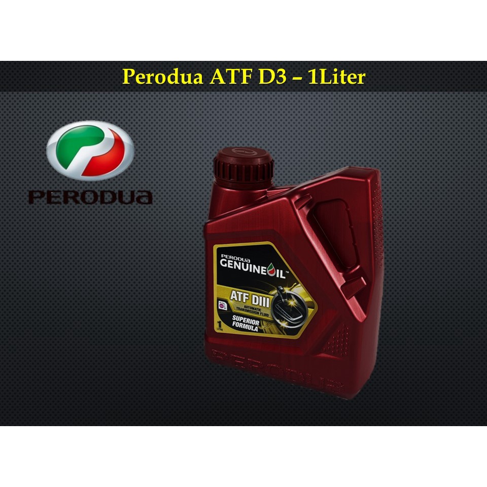 Perodua ATF D3 - 1Liter Auto Transmission Fluid D3 ATF Oil | Shopee ...