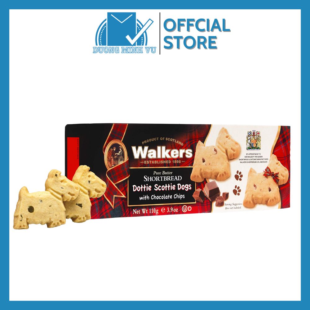 Walkers Shortbread Scottie Dogs Butter Biscuits 110g Shopee Malaysia