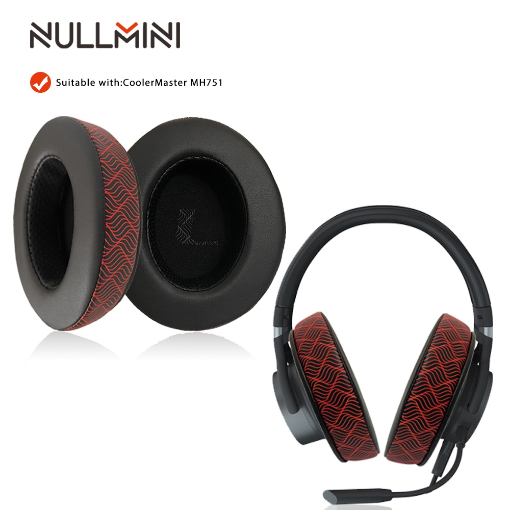 NullMini Replacement Earpads For CoolerMaster MH751 MH670 Headphones Sleeve Cooling Gel Earmuffs