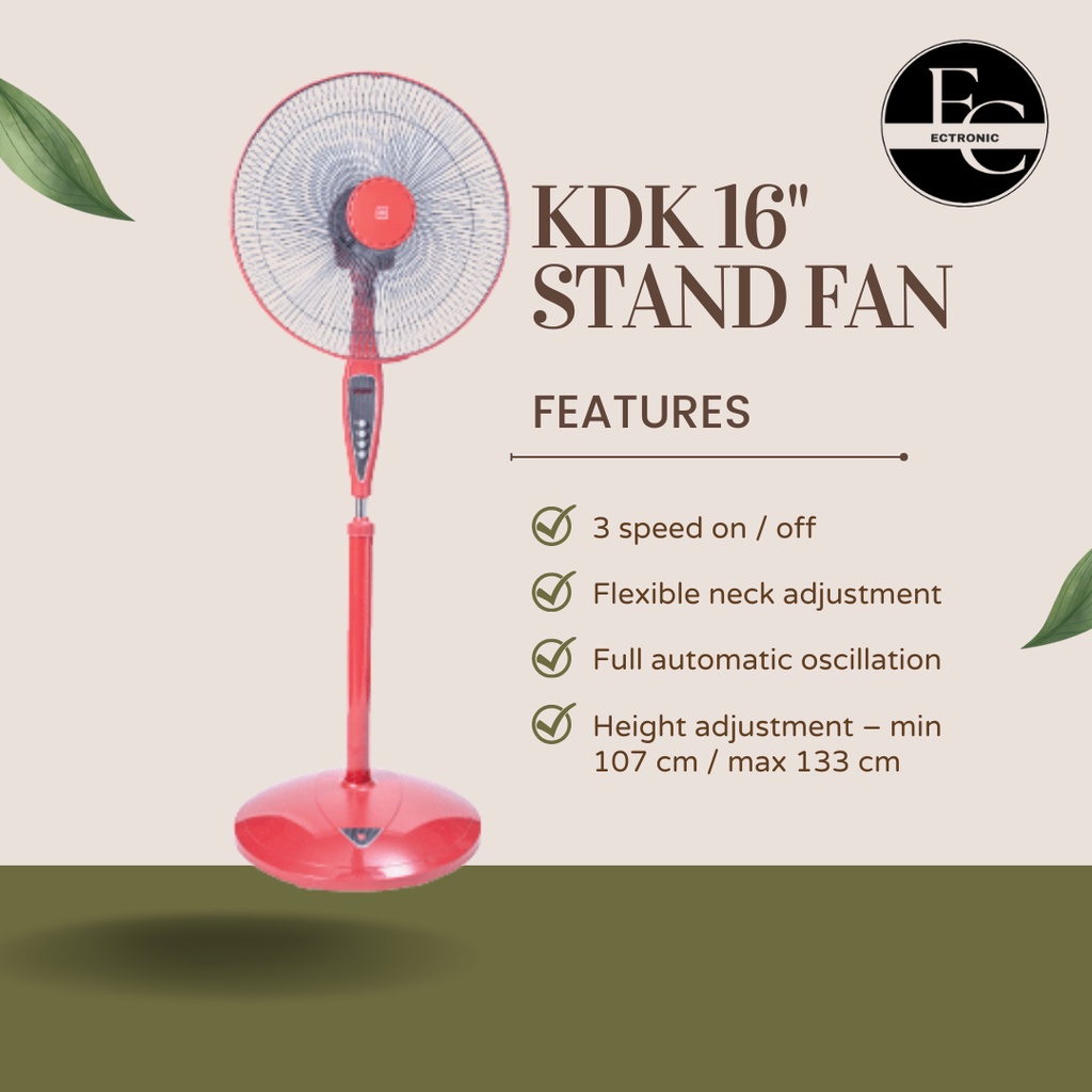 KX405 KDK 16" STAND FAN Shopee Malaysia