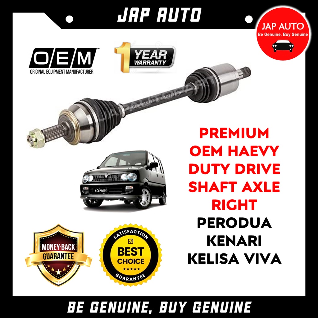 Perodua Kenari Kelisa Viva Premium OEM Heavy Duty Right Drive Shaft Aci