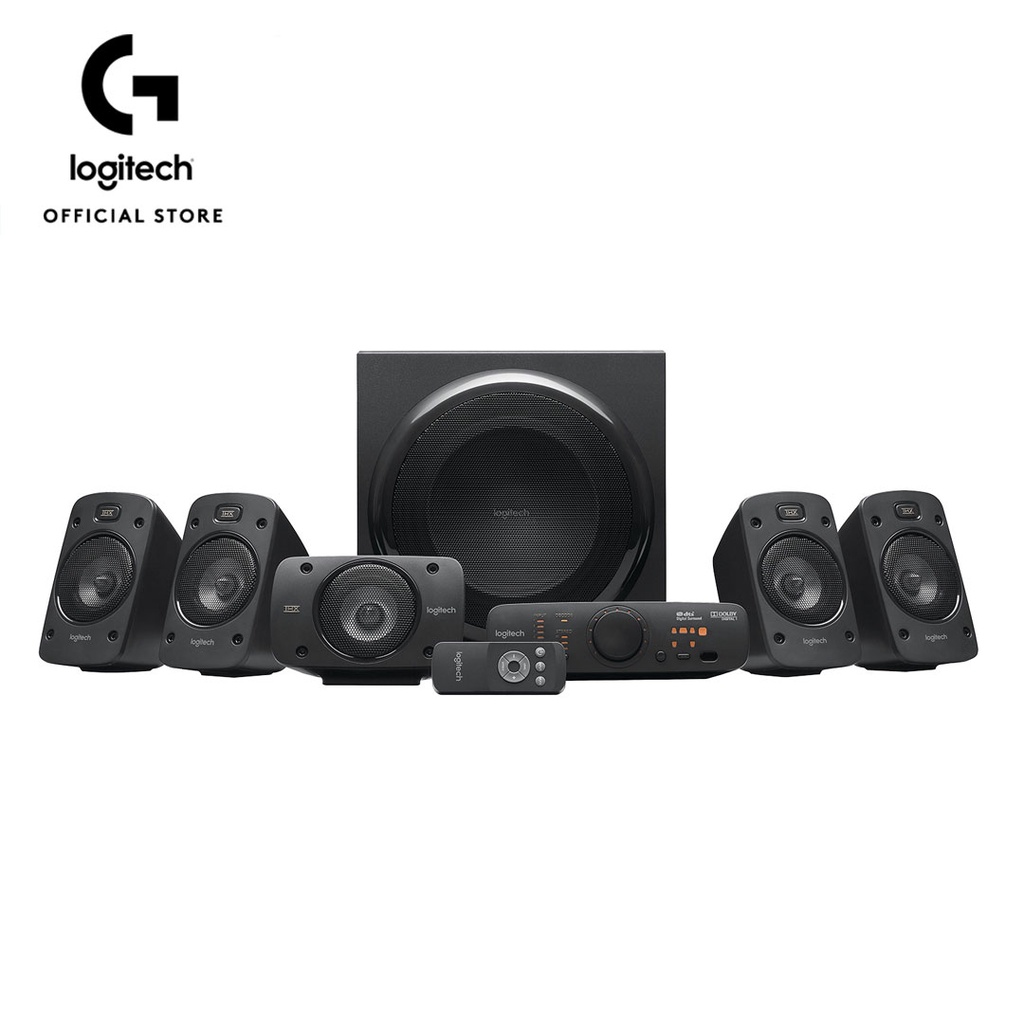 Logitech Z906 51 Surround Sound Speaker System Thx Dolby And Dts Certified 1000 Watts Peak 4747