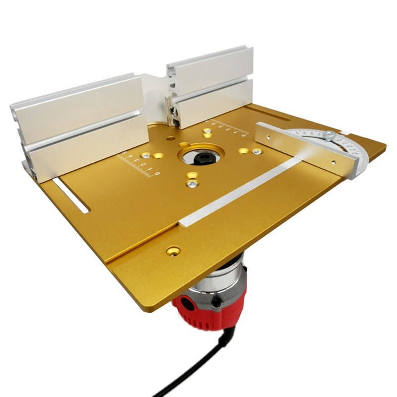 Aluminium Wood Router Trimmer Table Insert Plate Woodworking Benches ...