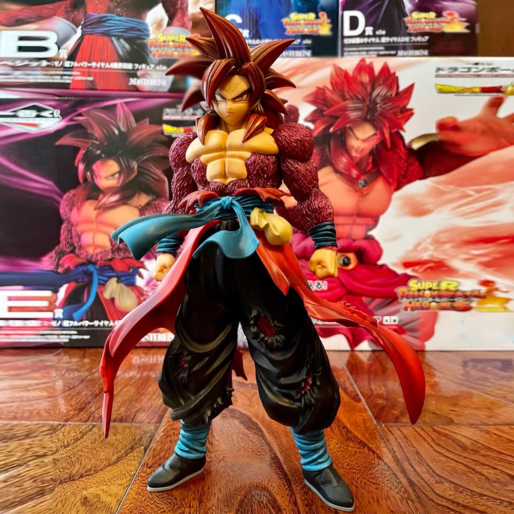 27cm Anime Dragon Ball Figures Gogeta Ssj4 Super Saiyan 4 Son Goku
