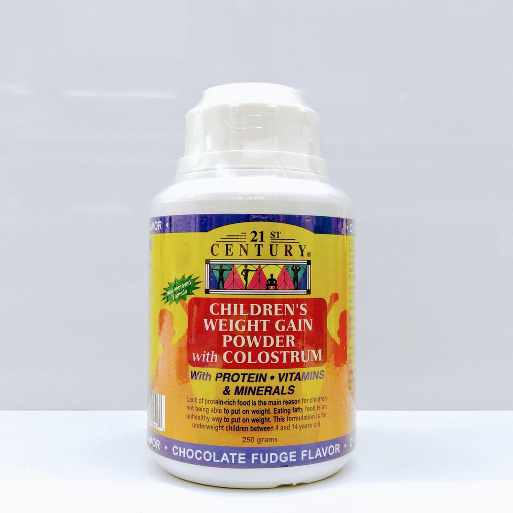 21ST CHILDREN WEIGHT GAIN POWDER WITH COLOSTRUM CHOCO FUDGE 250GM