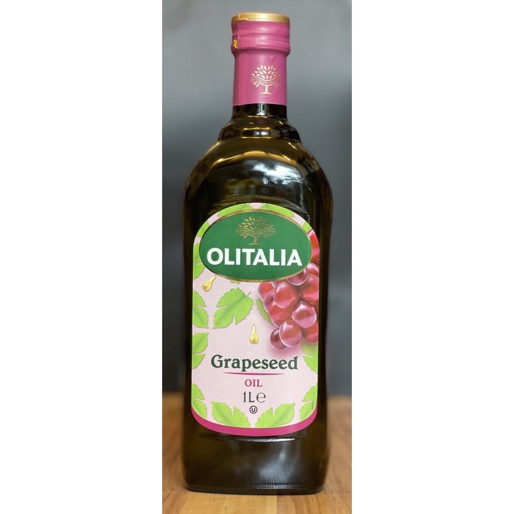 OLITALIA GrapeSeed Oil, Minyak Biji Anggur, 葡萄籽油 1L/1000ml {Halal} Italy Shopee Malaysia