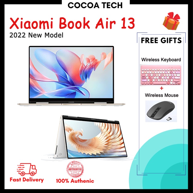 【2022 New】Xiaomi Book Air 13 Foldable Laptop 2.8K OLED Touch Screen ...