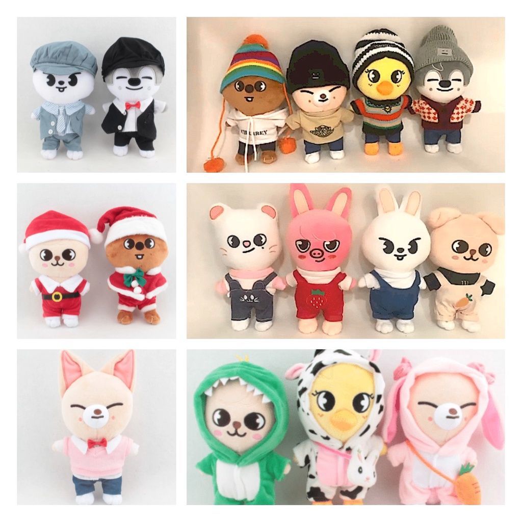 20cm Stray kids Skzoo Plush Toys Skzoo clothes Skz Plushie 20cm Doll ...