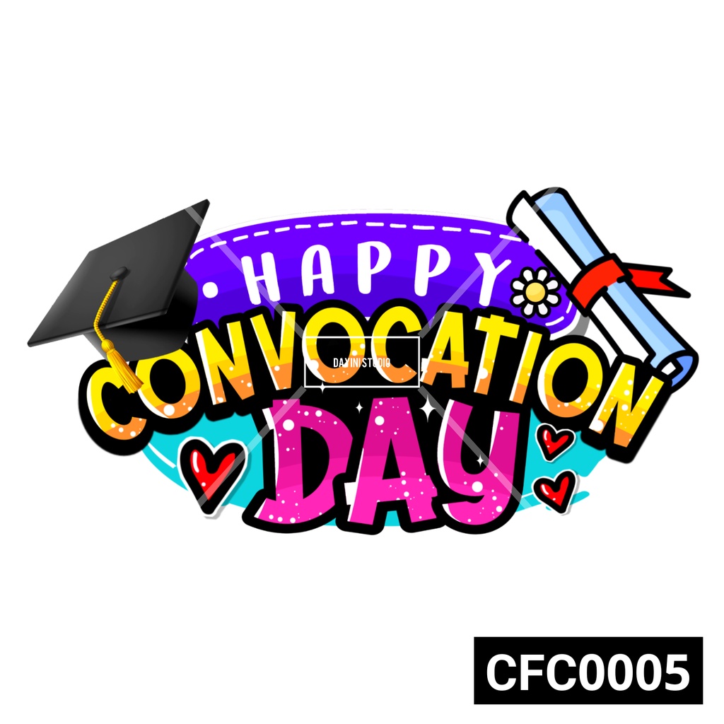 [ KONVO 2024 ] Convocation Day Card | Congratulation Graduation | Wish ...