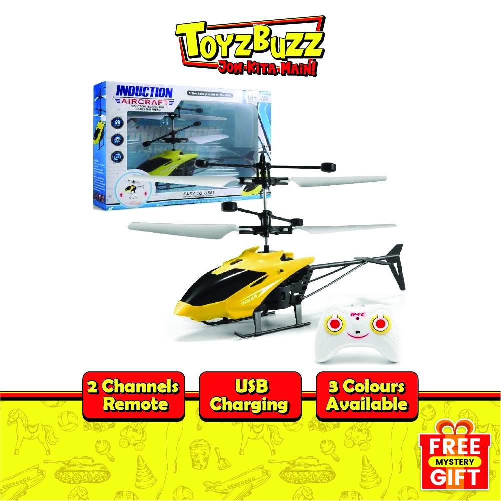 Hand sensor best sale helicopter toy