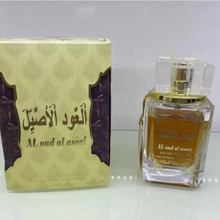 (WHOLESALE) ARAB DUBAI PERFUME OUD AL ASEEL 100ML EDT PERFUME FOR HIM 100ORIGINAL PERFUME