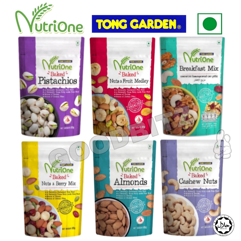 Nutrione Tong Garden Baked Nuts Vegetarians (CashewNuts, Almonds ...