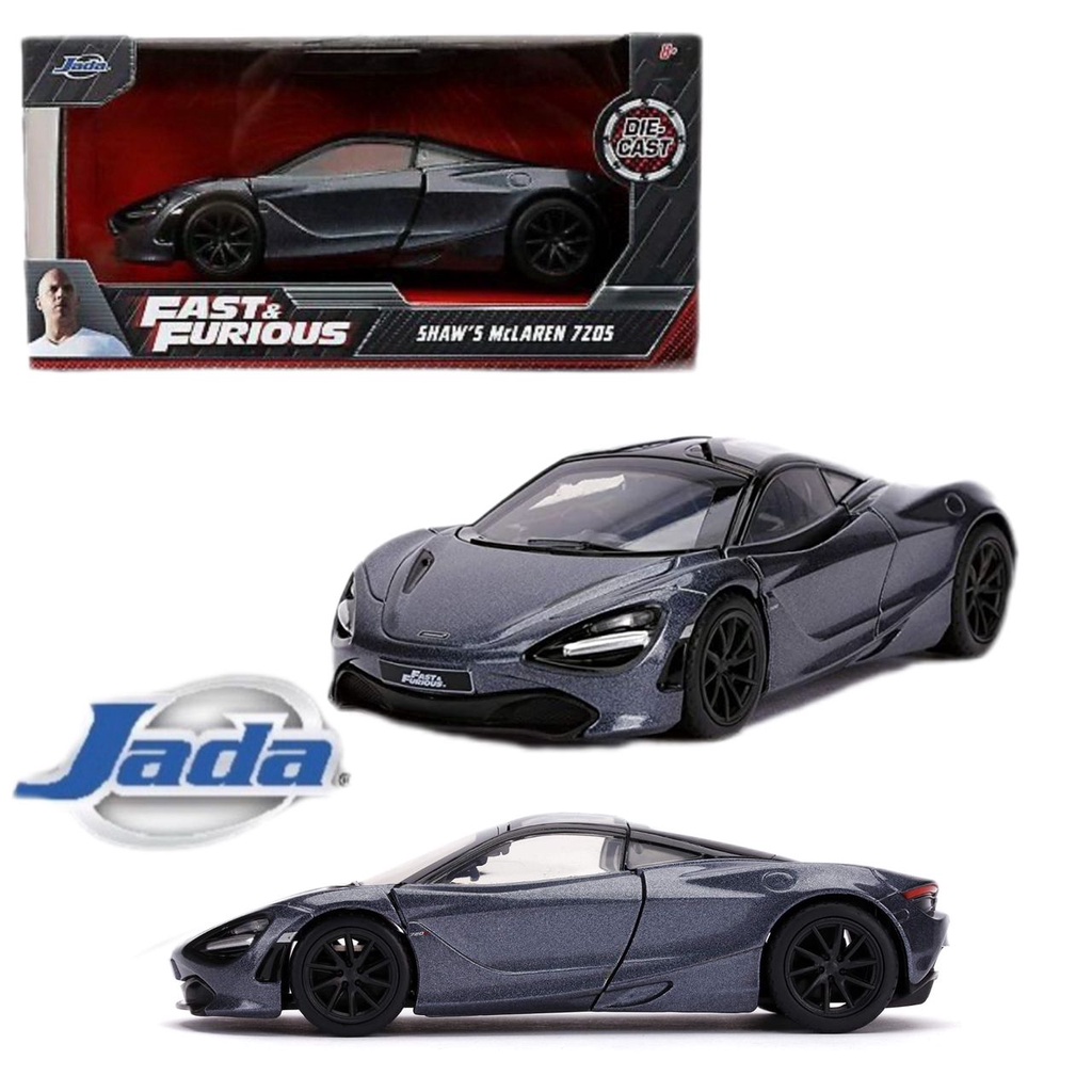 JADA Fast & Furious: Lamborghini Aventador Di Shaw, Scala 1:24, Nero Opaco – Modellino Diecast Nuovo