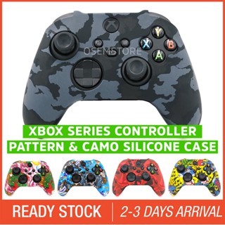 Silicone Protective Skin Case for XBox One Slim Controller Protector  Camouflage Gamepad Cover with 2 free