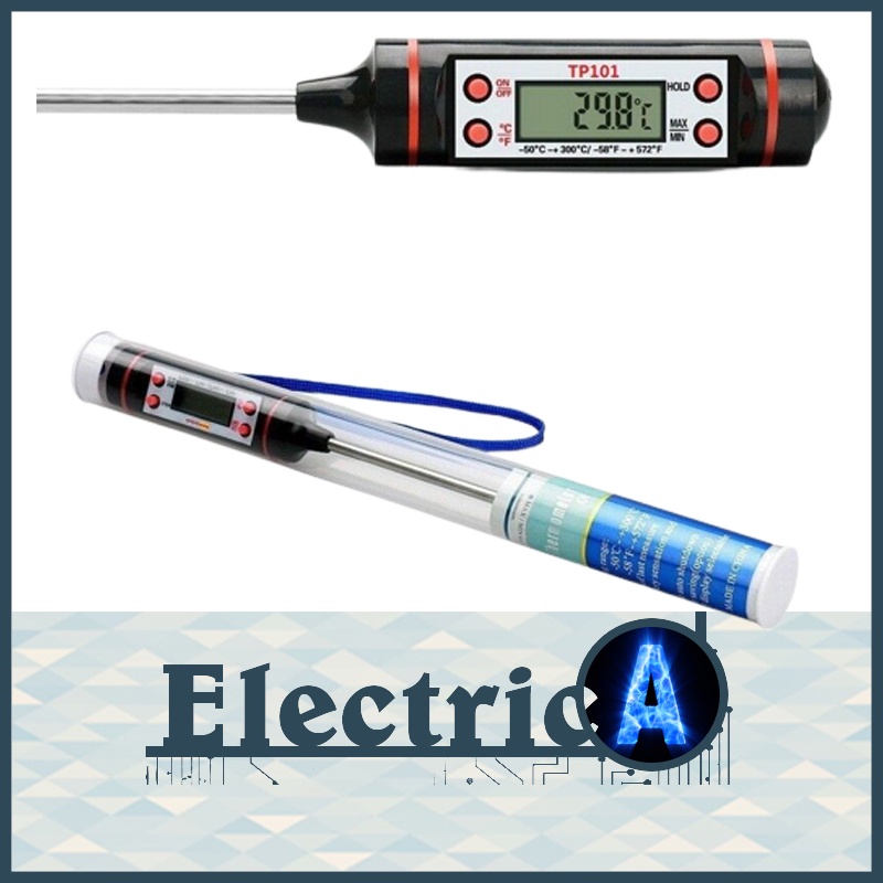 TP101 Digital Thermometer Cooking Food Kitchen BBQ Probe Water Milk Oil ...