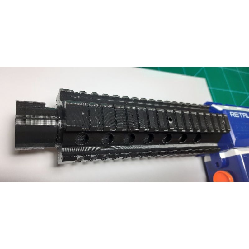 Nerf Blaster M4 Barrel with Aluminium tubing added for better Performance. Fit all Nerf which