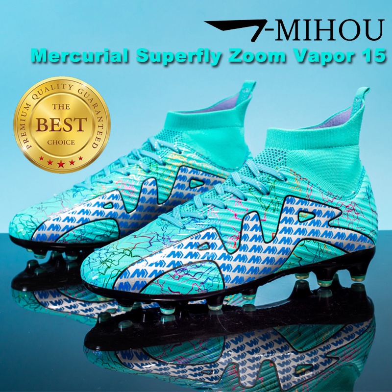 High Top Mercurial Superfly Zoom Vapor 15 Elite Fg Kasut Bola Sepak