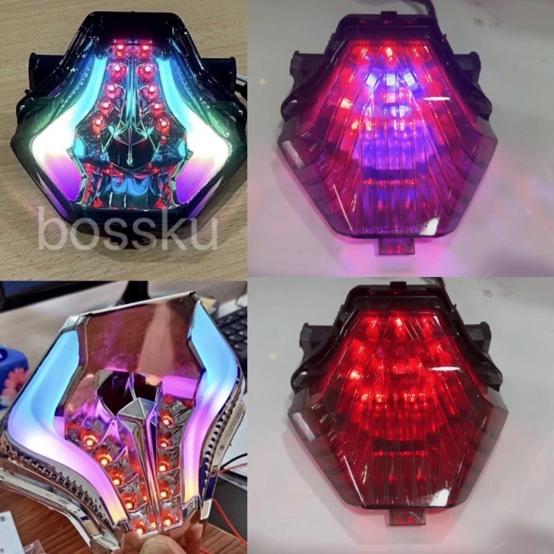 Y15ZR R25 MT07 Integrated tail light rainbow TST tail lamp with signal ...
