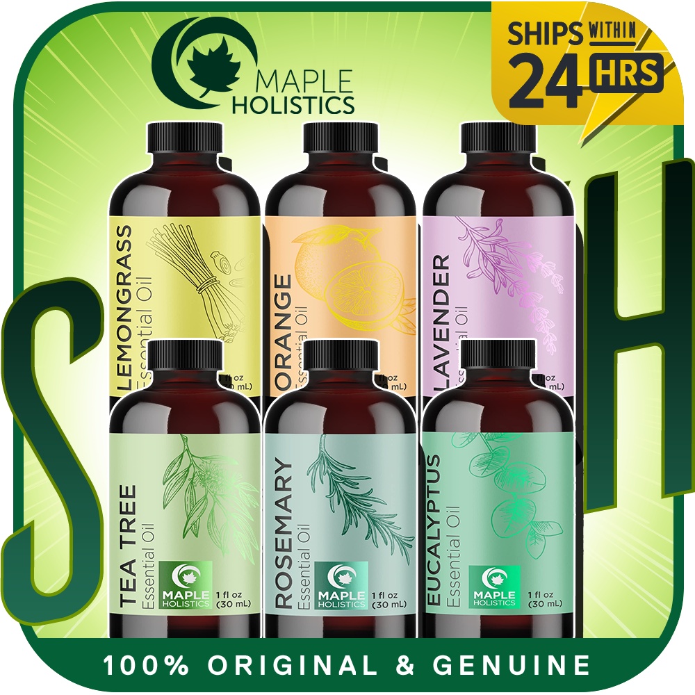 Maple Holistics Pure Essential Oil Rosemary Eucalyptus Lavender