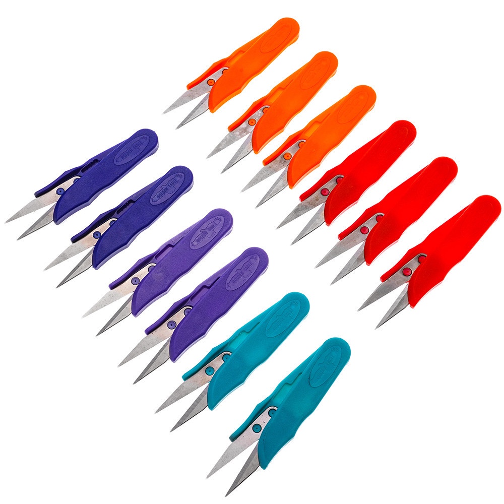 Stationery- V shaped Scissors /Thread Cutter/ Gunting kait | Shopee ...