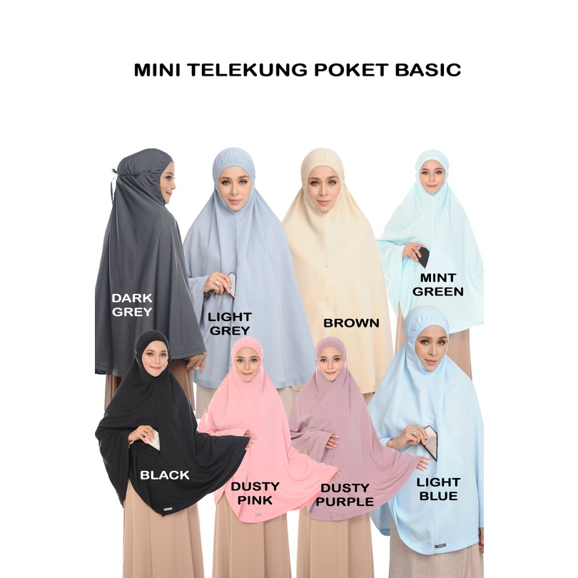 Najjah Mini Telekung Poket Basic | Shopee Malaysia