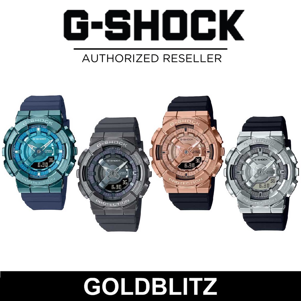 Casio G Shock S Series Gm S110 1a Gm S110b 8a Gm S110lb 2a Gm S110pg 1a Women Metal Covered Gm 3457