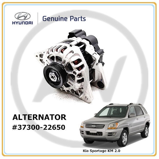 Original Hyundai Kia Sportage KM 2.0 20052010 Alternator (3735022650