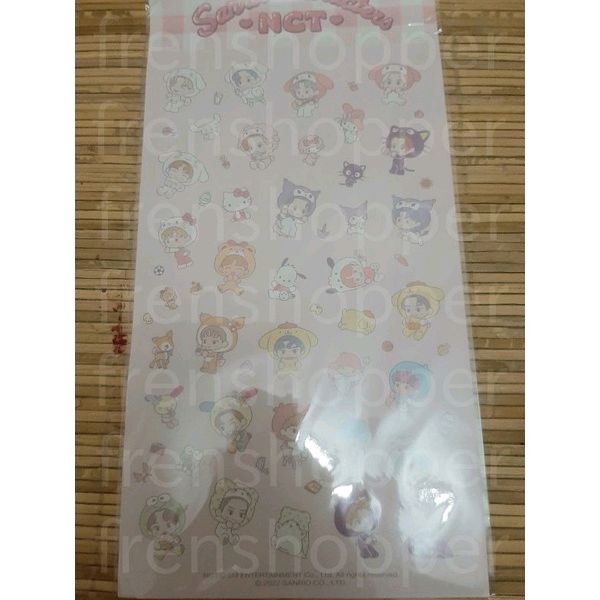 Ready INA NCT X SANRIO OFFICIAL STICKER SET | Shopee Malaysia