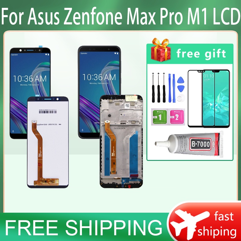 DISPLAY TOUCH SCREEN FRAME ASUS ZENFONE MAX PRO ZB601KL ZB602KL X00TD M1 VETRO