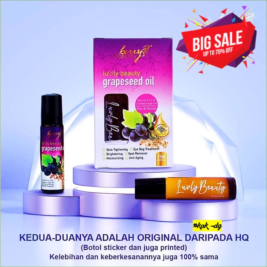BERRY STOBERRY Grapeseed Oil Minyak Biji Anggur ( ROLL BESI ) 100