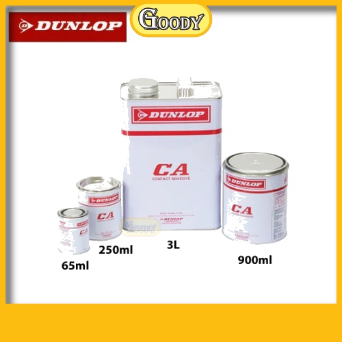 DUNLOP CA CONTACT ADHESIVE Gam Glue (65ml/250ml/900ml) Dunlop Yellow ...