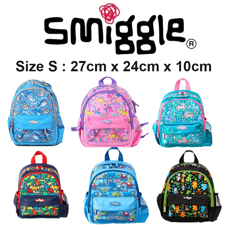 SMIGGLE Baby Bag Beg Kanak Kanak Backpack For Kids 2 3 Years Old School Bag Size S 27cm x 24cm x 10cm Shopee Malaysia