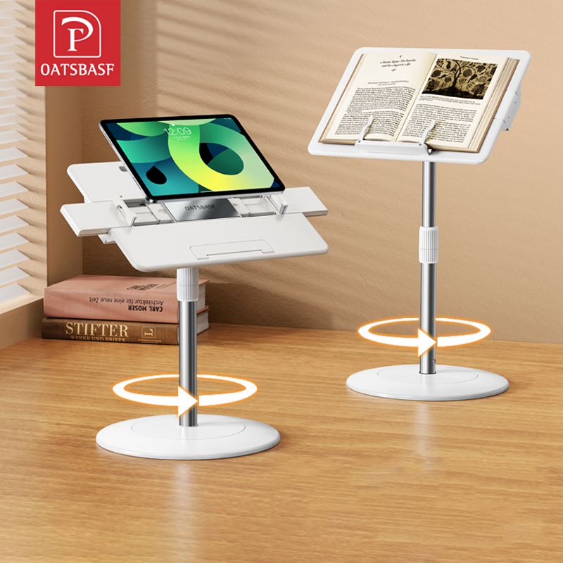 OATSBASF Multipurpose Laptop Tablet Holder Reading Stand 360 Degrees ...