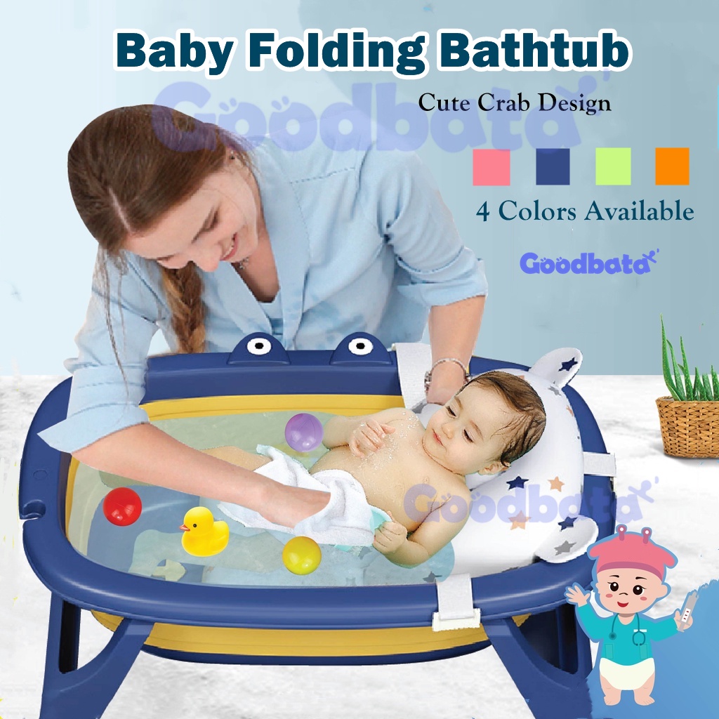Babyhug Large Size Bath Tub With Bath Tray Animals Print - Off White Blue main image 0