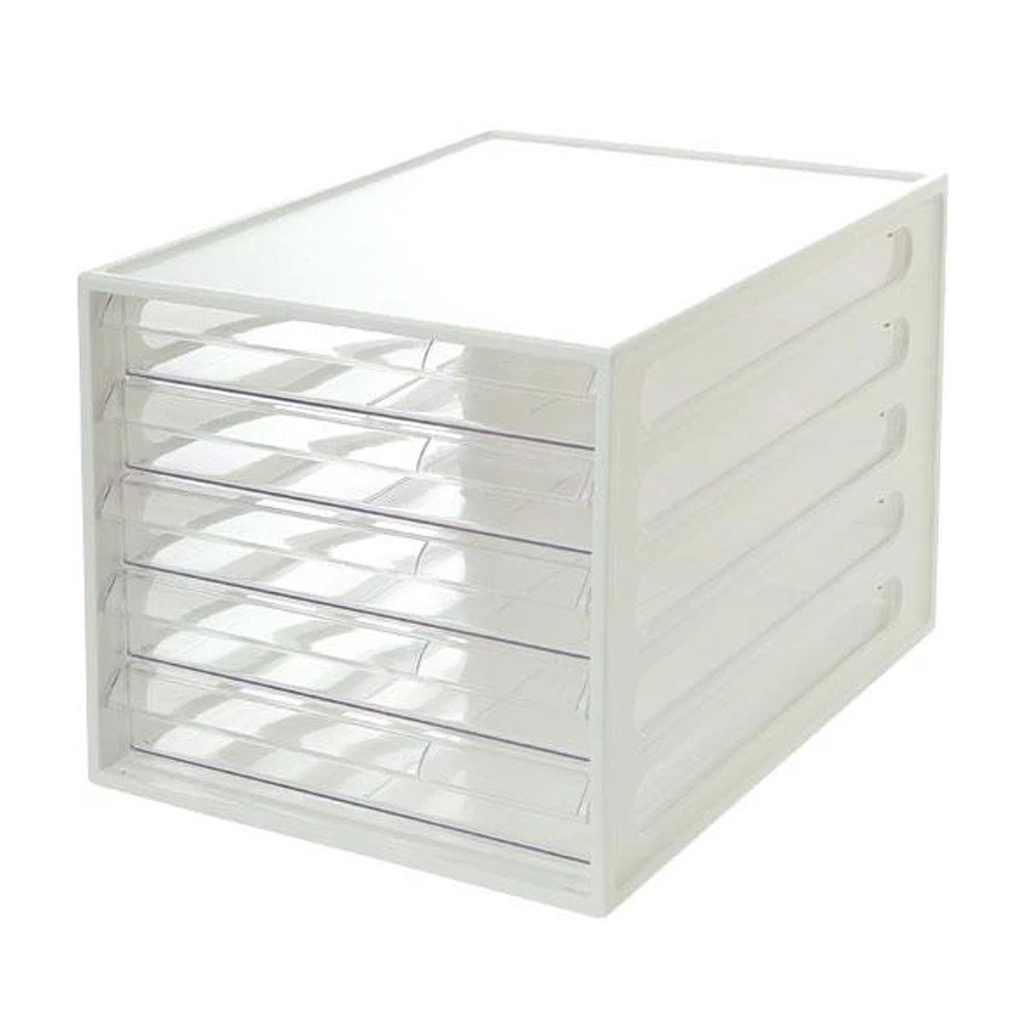 NITORI A4 LETTER DRAWER 5TIER WH/CL | Shopee Malaysia