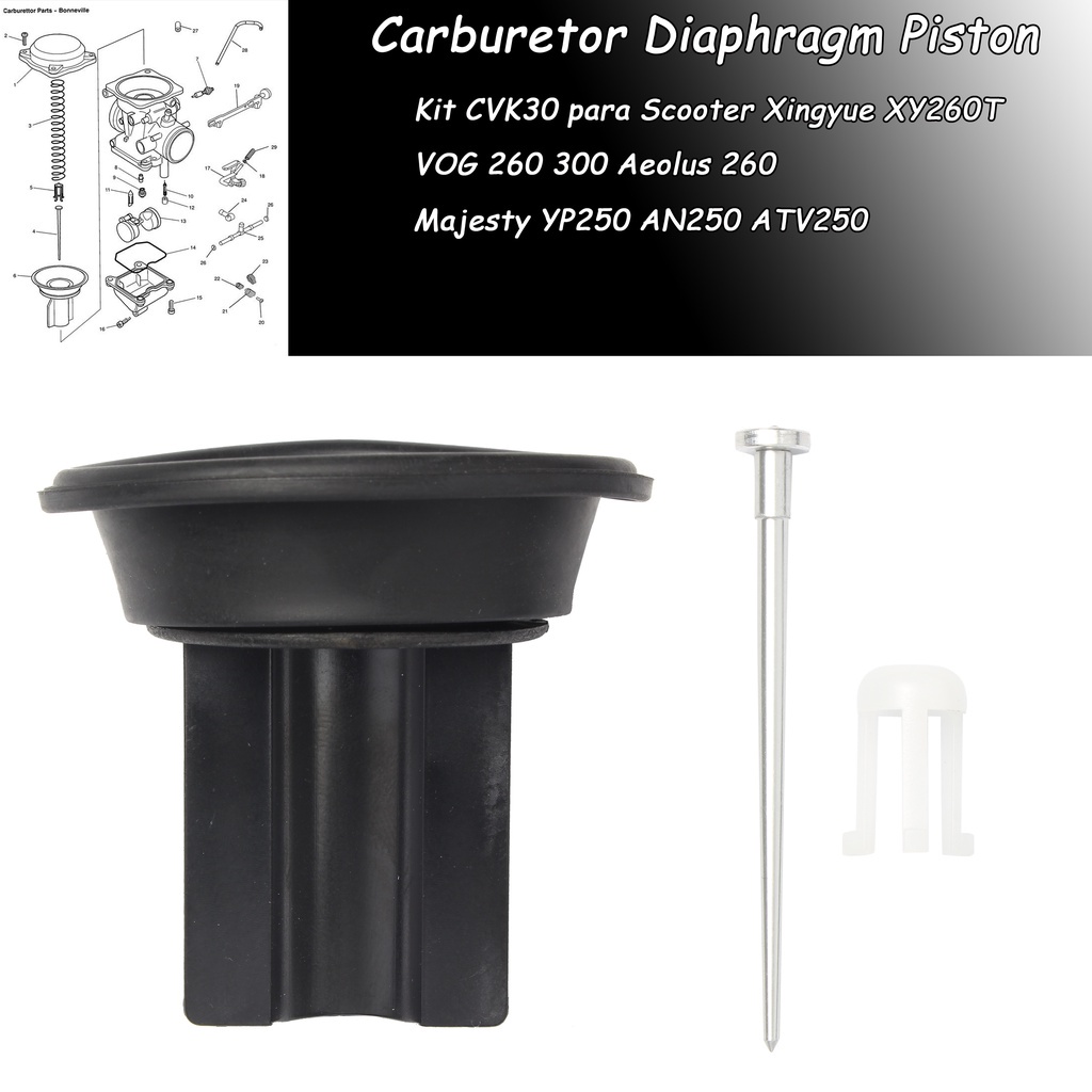 Carburetor Slide Diaphragm VTS200 ELEGAN150 ELIT150 CARBURETOR DIAPHRAGM ASSY Shopee Malaysia