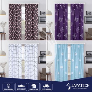 MODERN CURTAIN SEMI BLACKOUT LANGSIR TINGKAP LANGSIR PINTU LANGSIR ...