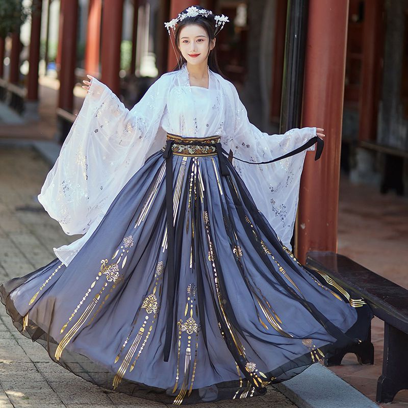 Plus Size Hanfu Female Fat Mm 100kg Genuine Super Fairy Ancient Costume ...